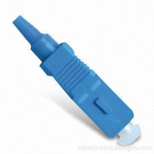 Optical Fiber Connectors SC, SM Simplex, Available in Blue